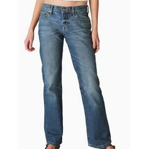 Lucky Brand Jeans Easy Rider Boot‎ Medium Wash Denim Jeans Womens Size 12